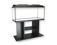 Diversa AQUARIUM WITH LID AND STAND/CABINET Professional Fish Tank - Real Glass, Standard Rectangle (200 Litre Set)