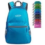 G4Free 20L Lightweight Packable Backpack Foldable Travel Hiking Daypack for Men and Women£¨Blue)