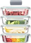 Hcrvvi Glass Food Storage Container