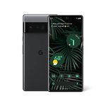 Google GA03149-US Pixel 6 Pro 5G 6.71" 128GB Storage 12GB RAM Black Unlocked GSM LTE Smartphone