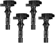 AUTOSAVER88 Ignition Coil Pack Set of 4 Compatible with 2006-2013 Mazda 3, 2006-2013 Mazda 6, 2007-2012 Mazda CX-7, 2006-2015 Mazda MX-5 Miata L4 2.0L 2.5L 2.3L