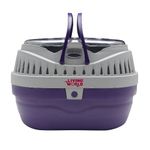 Living World 60887 Pet Carrier, Purple/Grey, Small