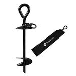 Premium Dog Tie Out Stake, Extra Heavy Duty Dog Anchor Spike for Tie-Out Cable Chain in Yard or Camping, No Bending or Pulling Out for Small, Medium or Large Dog