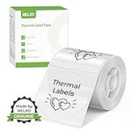 Thermal Labels for Nelko PM220 Label Maker, 2 inch (50mm) Round Thermal Label, Waterproof, Multi-Purpose Label Tape, 1 Roll of 150 Self-Adhesive Thermal Paper (Transparent), TP50x50x150