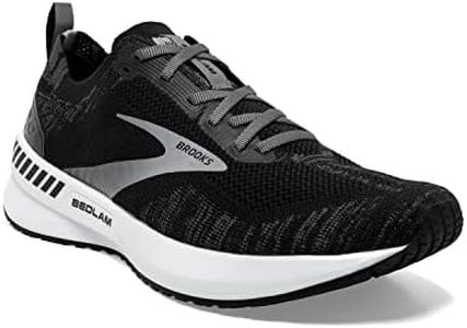 Brooks Women's Bedlam 3 Running Shoe, Black/Blackened Pearl/White, 7 UK