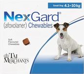 (OG) TM Presents NEX Gard Chewable Tablet for Dogs of (4-10 kg)|| (1 Box[3 Tablets])