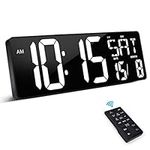 XREXS 16.5 Inch Digital Wall Clock 