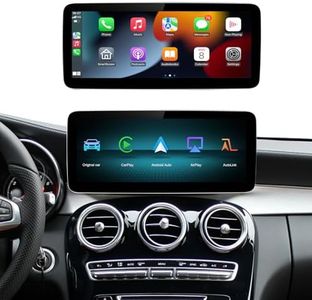 Autoabc Wireless Carplay/Android Car 12.3 Inch Touchscreen Multimedia Radio Receiver for Mercedes Benz NTG5.0 GLA CLA GLC Factory Car Radio Retain Original Amprifier Stereo Sound System HD 1920 x 720