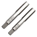 Aceteel M10 X 0.75 Metric Hand Tap, Right Hand M10 X 0.75mm Threading Hand Tap 1Pair