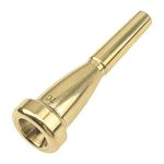 1Pcs Yootones Metal Gold Bach Trumpet Mouthpiece Compatible with Trumpet Accessories Parts (7C)