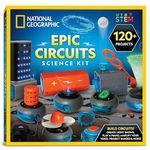 National Geographic Circuit Maker Kit - Electronics Kit for Kids with 120 Electrical Circuit Projects, Electric Circuit STEM Toy, Electronic Projects