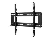 Atdec TH-40100-UF Heavy Duty Fixed Display TV Wall Mount with Lockable Security Bar for Displays up to 330-Pound, Black