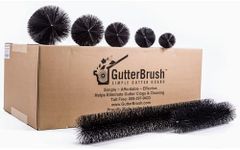 GutterBrush Gutter Guard 5-Size Sample Pack – 18-Inch DIY Leaf Filter, No Tools Needed - 3.25", 4.25", 5.25", 6.5", 8.0" Diameters for Residential & Commercial Gutters