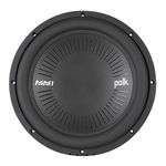 Polk Audio MM1242 DVC MM1 Series 12" Marine & Car Subwoofer - 900W, 26-200Hz Frequency Response, Dual 4-Ohm Voice Coils, Titanium-Plated Woofer Cone, Compact Subwoofer for Deep, Powerful Bass