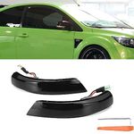 GSRECY Right & Left Dynamic Flash LED Side Wing Rearview Mirror Indicator Turn Signal Light Blinker Lamp Compatible with 2008-2016 Focus MK2 MK3 2013-2018 Kuga