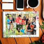 PRESTO Personalised Photo Album Digital Romantic Wedding Gift for Couple 18x 12