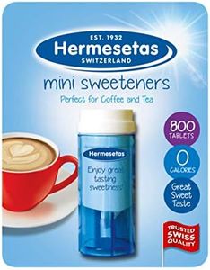 Hermesetas Mini Sweeteners 800 Tablets, Calorie Free, Vegan, Gluten Free, Kosher and Suitable for Diabetics, 800 Count