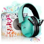 Schallwerk ® Kiddies Ear Defenders, Hearing Protection Children (Green) – Noise Protection Headphones Mini – Earmuffs Ideal for Everyday Life, Parties & Celebrations, Sports & Music