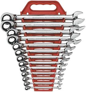 GEARWRENCH 13 Piece 12 Point Reversible Ratcheting Combination Wrench Set SAE | 9509N