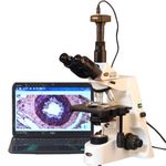 AmScope T690C-PL-10M 40X-2500X Infinity Plan Achromatic Compound Microscope with 10MP Digital Camera