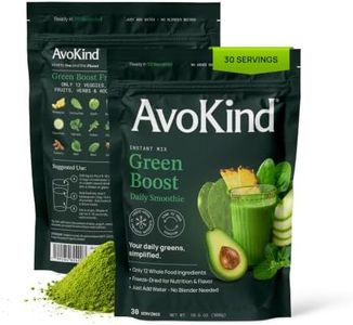 100% Natural Green Smoothie Mix - Powered by Avocado (30 Servings)