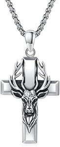 MEDWISE Collier avec pendentif croix celtique en argent sterling 925 avec pendentif en forme de flèche et de flèche celtique pour homme, fils, garçon, petit ami, adolescent, unisexe, Argent sterling