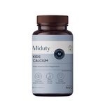 Miduty by Palak Notes Kids Calcium with Vitamin D3 - K2 Magnesium No Sugar Added for Strong Bones, Brain Function, Immunity Booster, Strong Teeth Calcium Supplement Kids Multivitamin - 60 Chewables