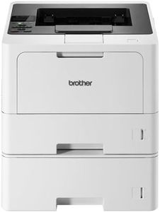 Brother HL-L5210DNT Laserdrucker schwarz weiß (A4, 48 Seiten/Min., 1.200x1.200 DPI, LAN, Duplex, 250+520 Blatt Papierkassetten) weiß/grau
