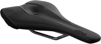 SQlab Unisex - Adult 611 Ergowave Active 2.1 MTB Tech & Trail Bicycle Saddle, Black, 14 cm