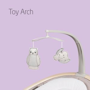 Maxi-Cosi Cassia Electric Baby Swing Chair – 360° Rotation, 12 Melodies, Classic Beige