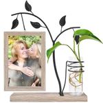 Birthday Gifts for Women Friends Christmas Gifts for Mom from Daughter Son Sister Gifts from Sister Wooden Picture Frame Plant Home Office Decor Unique Gift Ideas for Wife Her Cadeau Femme