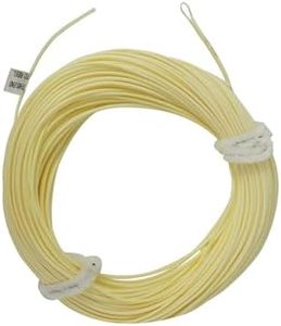 Aventik Floating Fly Line Weight Forward Trout Line with Exposed Loop Easy Line ID System for Quick Identification of Line Weight, Milk Yellow, 4F
