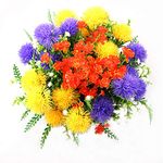 ETERNITY.YJ Artificial Flowers Outdoor, 6 Bundles UV Resistant Fake Flowers No Fading Artificial Plant Indoor Outside Hanging Planter Home Garden Wedding Decor(3Colors)