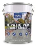 SIRAMICO COATINGS THE PATIO PAINT/Light Grey / 5 Litre/Superior Patio Paint with Professional Finish/For Use on Patios and Walkways/Non-Toxic/UV Resistant with Easy Application by Brush and Roller.