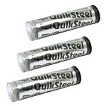 Cargo QuikSteel Reinforced Epoxy Resin Metal Weld Repair Kit - Pack of 3