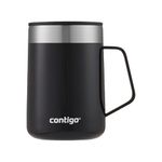 Contigo Streeterville Desk Mug, insulated coffee mug with stainless steel handle, coffee to go mug with lid, keeps coffee and tea warm for up to 5 hours, ideal for office & home, 410 ml