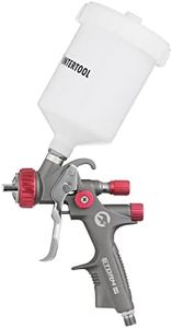 INTERTOOL LVLP Spray Gun, 1.3 mm Nozzle, Easy to Use & Clean, Car Paint Sprayer, and House DIY Painting, Primer, Clear & Top Coat, 600 cc Cup, PT08-0143