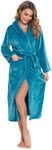 Vlazom Women Dressing Gown, Flannel