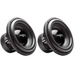 (2) Skar Audio EVL-12 D4 12" 2500 Watt Max Power Dual 4 Ohm Car Subwoofers, Pair of 2