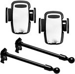 Titan Dash Mount Accessory Kit - Includes 2 Cell Phone Holders and 2 Flexible Ball-Mounted Goosenecks - Fits Multi-Purpose Dash Mount Designed for Jeep JK Models 2011-2018 - Rugged and Secure