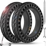 BANGTING 2PCS 8.5 inch Solid Tyres for Electric Scooter, 8 1/2 x2 Scooter Tyre, 50/75-6.1 Tires Compatible with Xiaomi Pro 2 / M365 / M365 Pro / 1S / 3/3 Lite and all 8.5 inch Scooter Tire