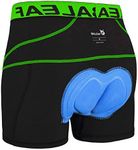 BALEAF Men's 3D Padded Bike Shorts Cycling Underwear MTB Liner Road Biking Bicycle Clothes Green M