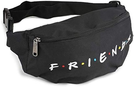 Buckle-Down Fanny Pack, Friends Logo Black/White/Multicolor