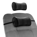 Neck Pillow Headrest Support Cushion - Clinical Grade Memory Foam for Chairs, Recliners, Driving Bucket Seats