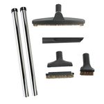 Cen-Tec Systems 91420 Generic Tools and Accessories with Chrome Tubes for 32mm Vacuum Cleaners Compatible with Numatic (Henry, Hetty, Basil, George) and Others