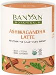 Banyan Botanicals Ashwagandha Latte – Caffeine-Free Organic Herbal Latte Mix – Instant Herbal Adaptogen Drink for Energy, Relaxation, and Nourishment* – 4.2 oz – Non-GMO Sustainably Sourced Vegan