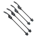 Unxuey 2 Pairs Black Bike Quick Release Axle Bicycle Wheel Hub Front and Rear Skewers Clip Bolt Lever for Road Mountain Bicycle MTB