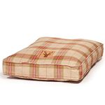 Danish Design Newton Moss Orange Brown Check Removable Cover Dog/Puppy Box Duvet Medium