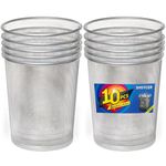 Silver Mesh Trash Cans,10-Pack 6 Gal Mesh Office Trash Can,Open Metal Wire Wastebaskets, Waste Basket Trash Can for Near Desk, Small Garbage Can,Recycling Garbage Container Bin for Office&Home