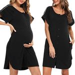 iClosam Women's Maternity Nightdres